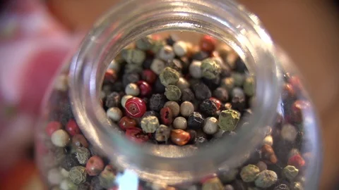 Pepper peas in slow motion Stock Footage 91905574