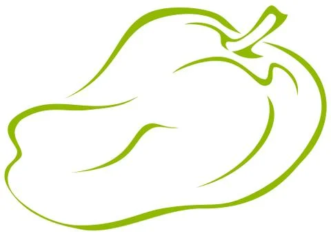 Pepper, pictogram Stock Illustration