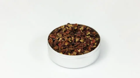 Pepper rotating on white background Stock Footage 25034731