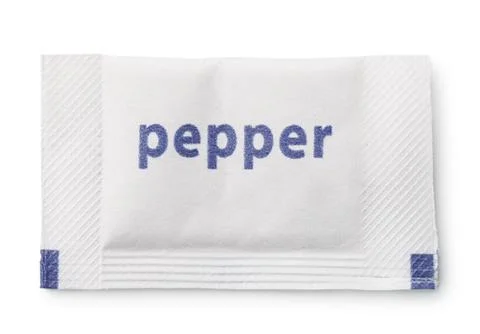 Pepper sachet Stock Photos