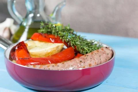 Pepper sausage Stock-Fotos