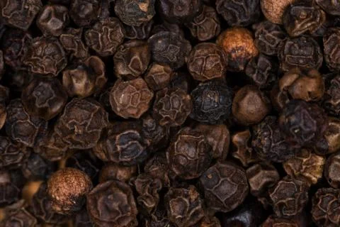Pepper seeds close up. Stock Photos