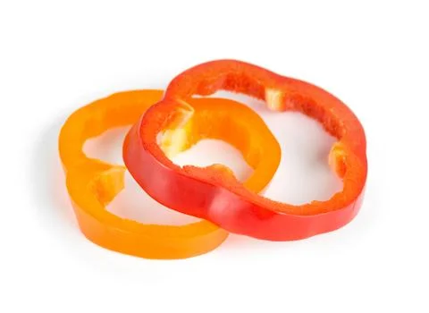 Pepper slices Stock Photos