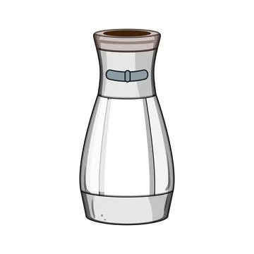 Pepper spice grinder cartoon vector illustration Stock Illustration