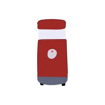 Pepper spice grinder cartoon vector illustration Stock Illustration