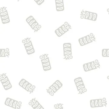 Pepper spice label glyph vector seamless pattern 스톡 일러스트