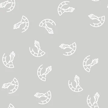 Pepper spice taste scale line vector seamless pattern 스톡 일러스트