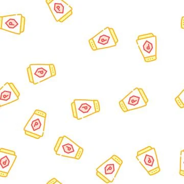 Pepper spice vector seamless pattern Stock Illustration
