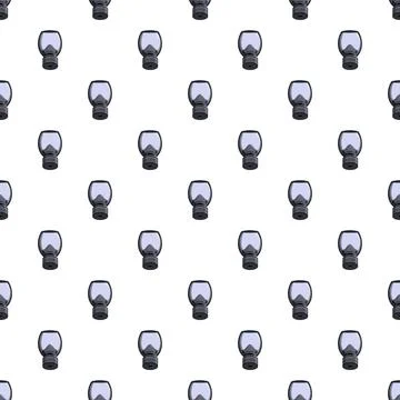 Pepper spray canister seamless pattern for defense background イラスト素材