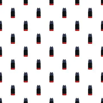 Pepper spray canisters creating personal self defense pattern Stock Illustration