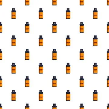 Pepper spray cans forming a seamless safety pattern Stock Illustration