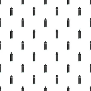 Pepper spray defense weapon seamless pattern background Stock Illustration