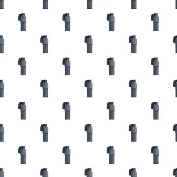Pepper spray self defense security pattern Stock Illustration