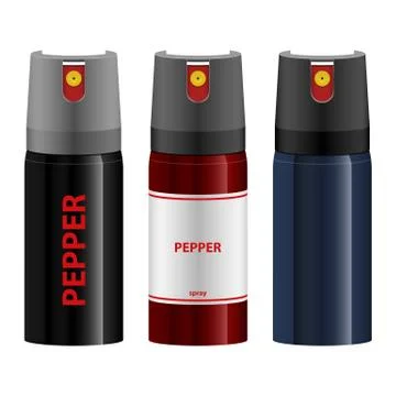Pepper spray vector design illustration isolated on white background Stock Illustration