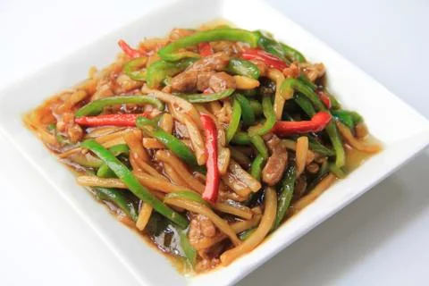 Pepper steak Stock Photos