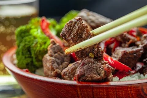 Pepper Steak Stock Photos