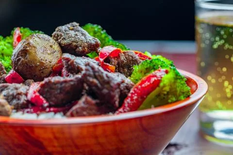 Pepper Steak Stock Photos