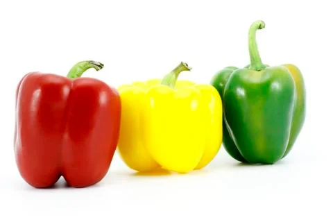 Pepper three-coloured. Foto stock