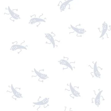 Pepper vegetable character glyph seamless pattern 스톡 일러스트