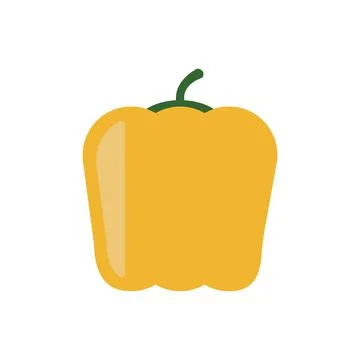 Pepper vegetable vector illustration colored Stock Illustration