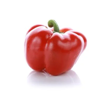 Pepper on white background Stock Photos