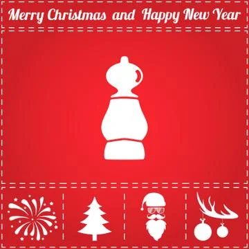 Pepperbox Icon Vector Stock Illustration