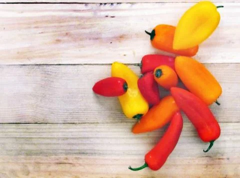 PepperBunchRightAlign Stock Photos