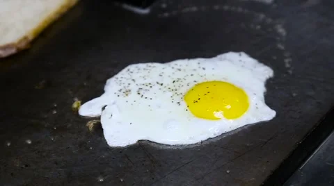 Peppered Egg Cooking 720p HD Stock Footage 53624475