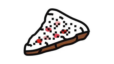 Peppermint bark food snack color icon animation Stock Footage 326097366