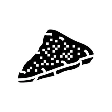 Peppermint bark food snack glyph icon vector illustration 스톡 일러스트