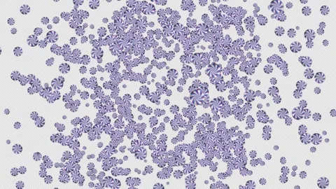 Peppermint Candy Explosion. Burst of Peppermint. Alpha Channel Stock Footage 289211535