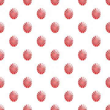 Peppermint candy seamless pattern on white background 스톡 일러스트
