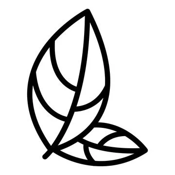 Peppermint icon outline vector. Plant food Stock Illustration