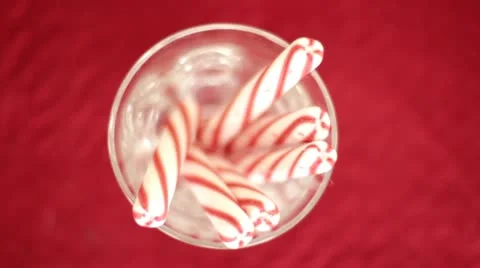Peppermint Sticks - from Above Видео 12679625
