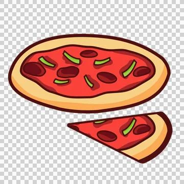 Pepperoni Pizza 2 Stock-Illustration