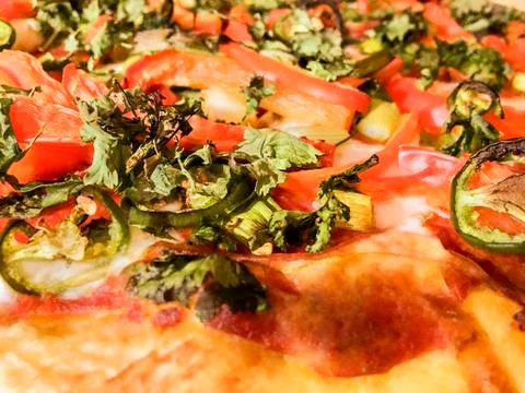 Pepperoni Pizza Background Stock Photos