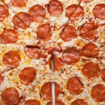 Pepperoni Pizza background Stock Photos