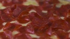 Deli Slicer Cutting Chipped Ham, Stock Video
