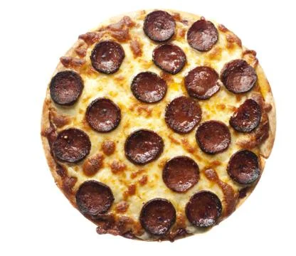 Pepperoni pizza Stock Photos