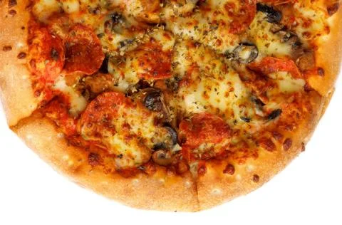 Pepperoni Pizza Stock Photos