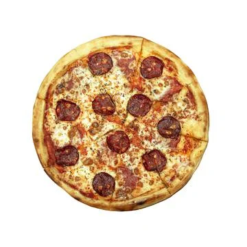 Pepperoni pizza 스톡 사진