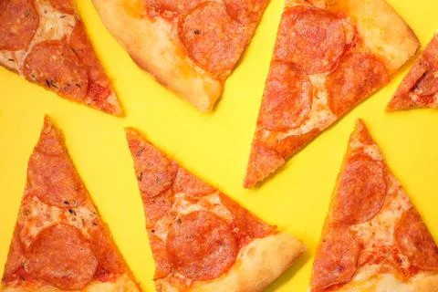 Pepperoni pizza Stock Photos