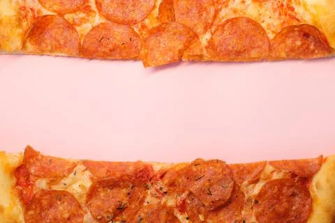 Pepperoni pizza Stock Photos