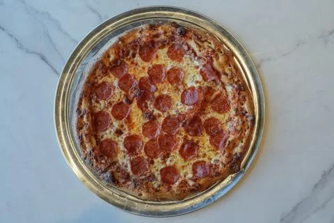 Pepperoni pizza Stock Photos