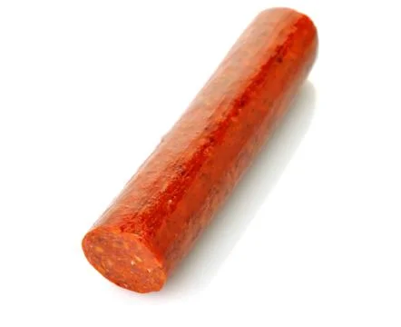 Pepperoni salami Stock Photos