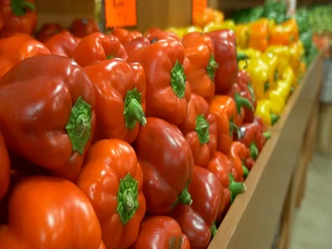 Peppers CU Stock Footage 75382776