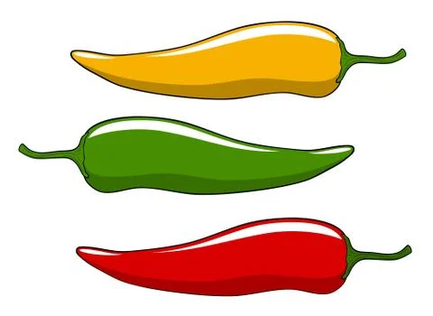 Peppers Stock Illustration