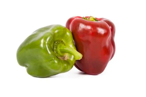 Peppers isolated 스톡 사진