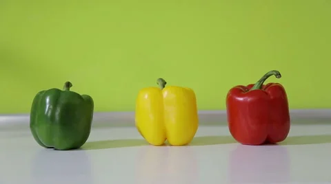 Peppers in the kitchen Stock Footage 45098966