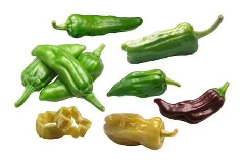 Peppers for pickling, paths Stock Photos